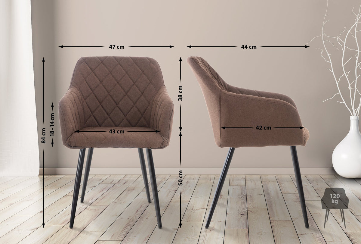 2-pack matstol Shila
