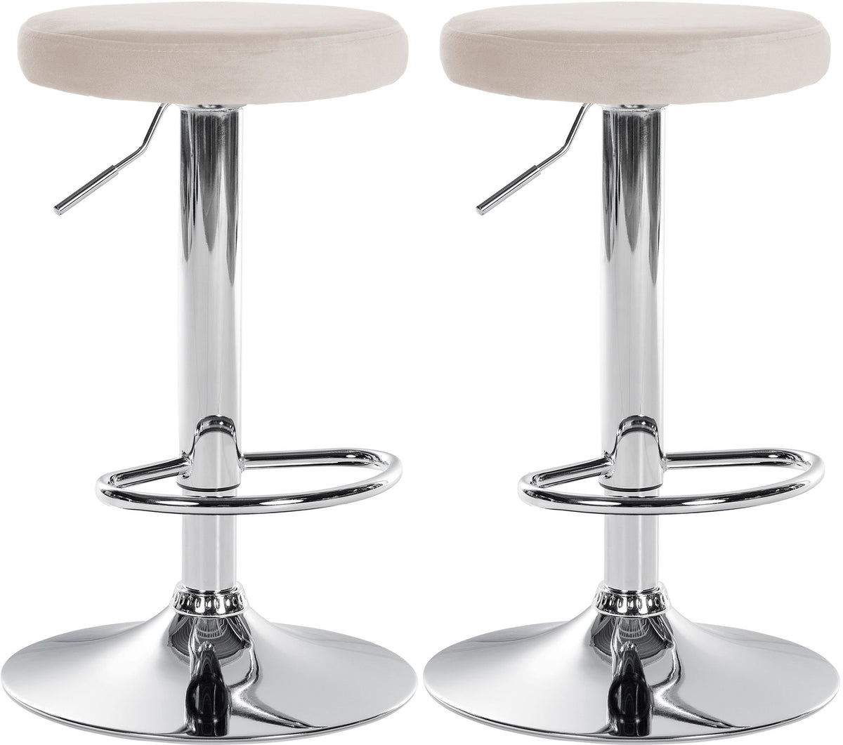 2-pack barstol Ponte sammet