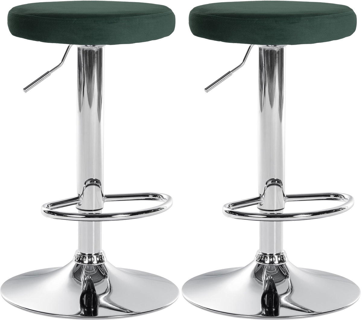 2-pack barstol Ponte sammet
