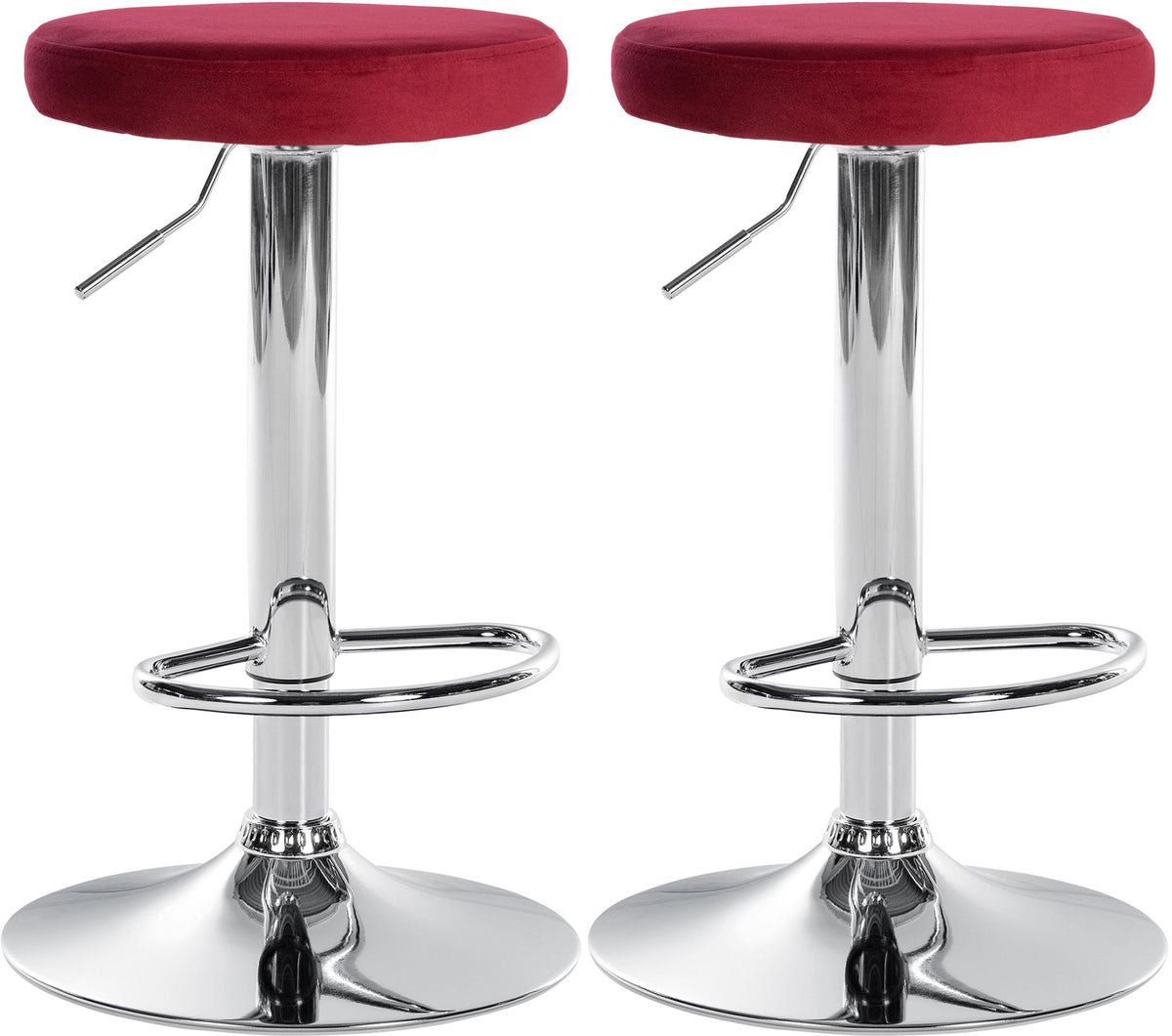 2-pack barstol Ponte sammet