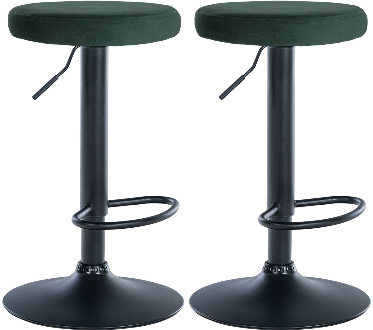 2-pack barstol Ponte sammet