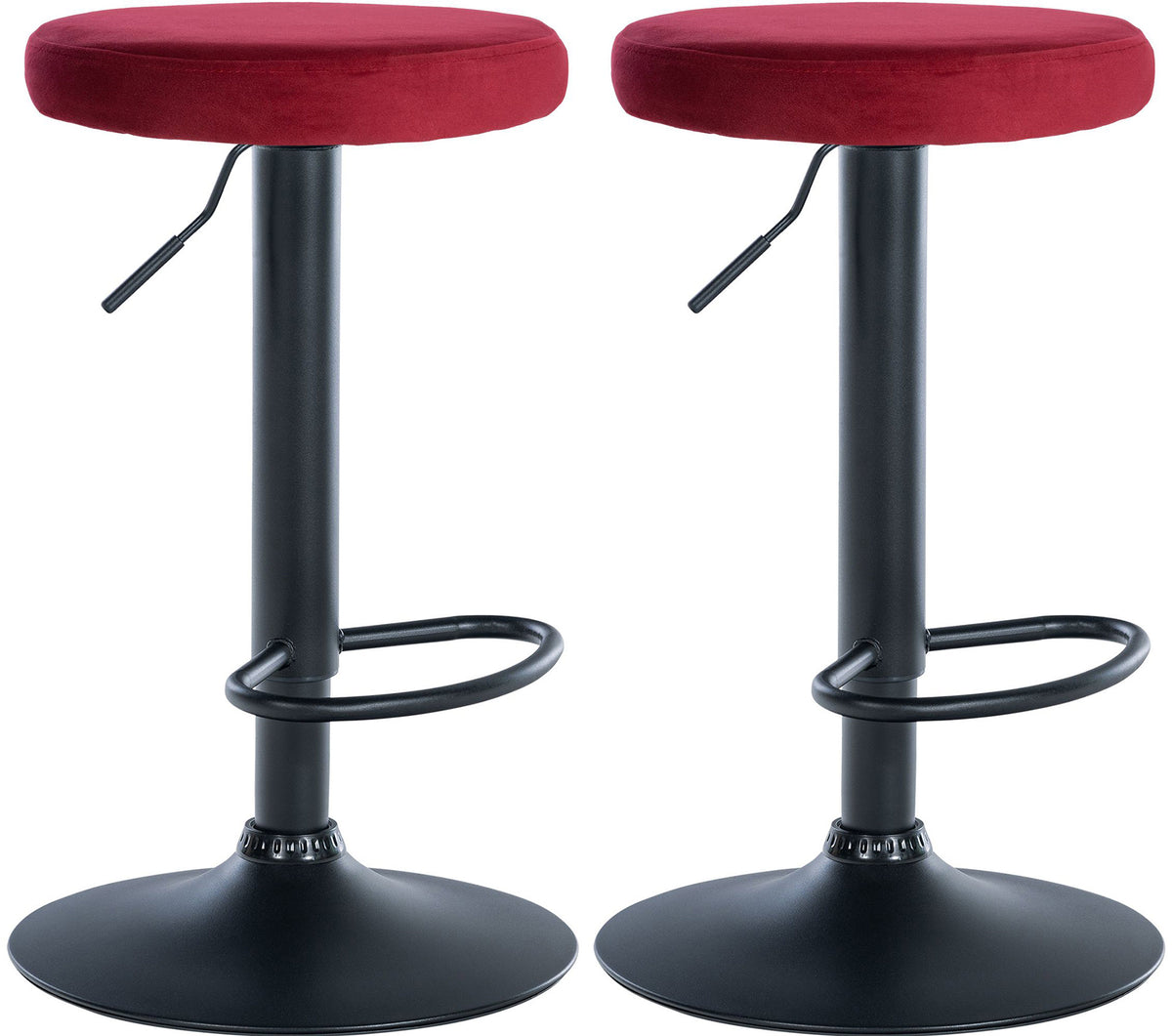 2-pack barstol Ponte sammet