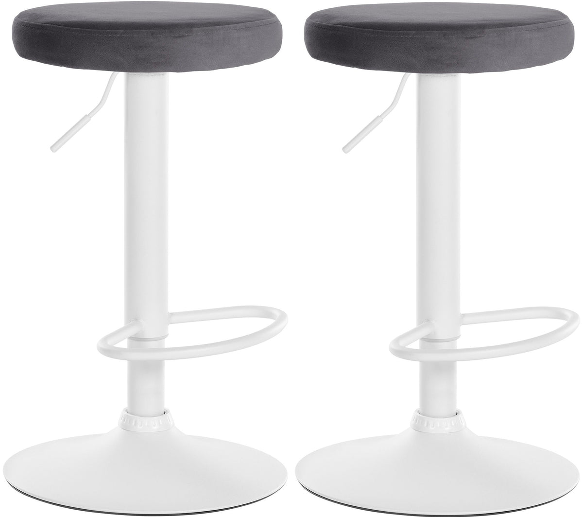 2-pack barstol Ponte sammet