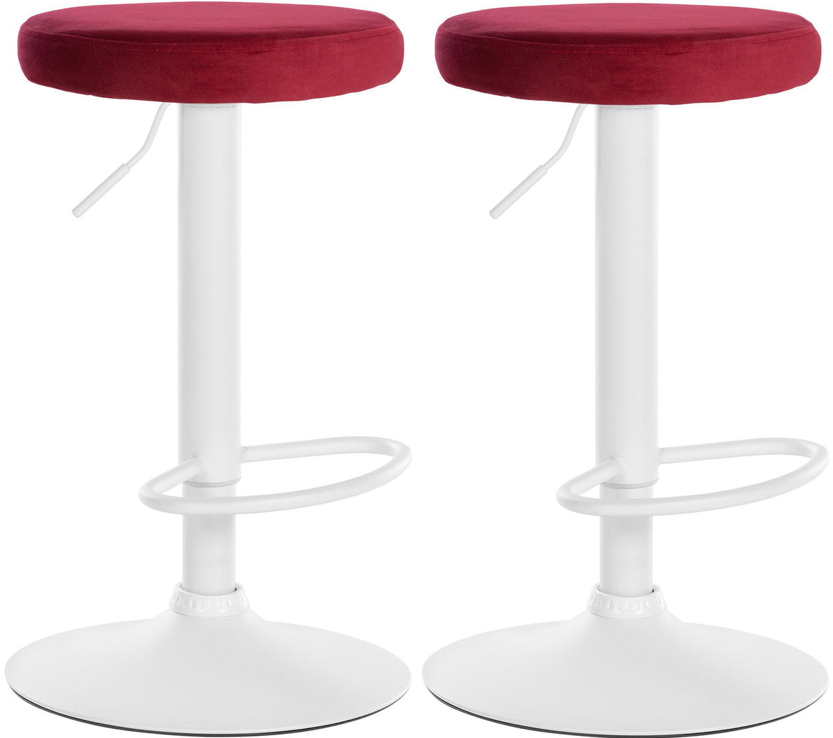 2-pack barstol Ponte sammet