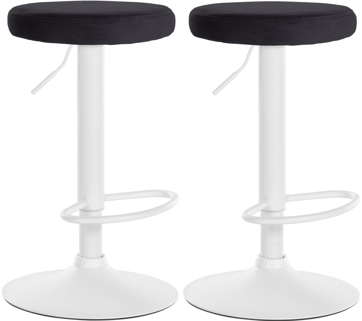 2-pack barstol Ponte sammet