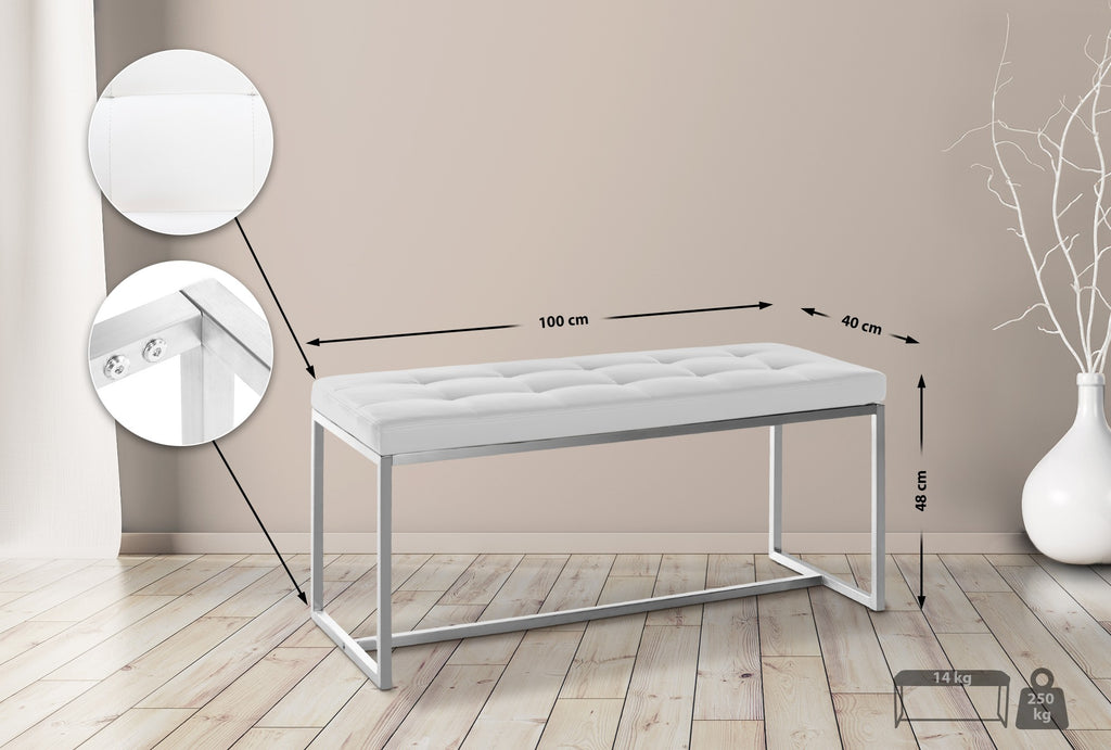 Sittbänk Barci konstläder