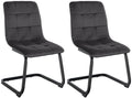 2-pack matstol Vermont sammet