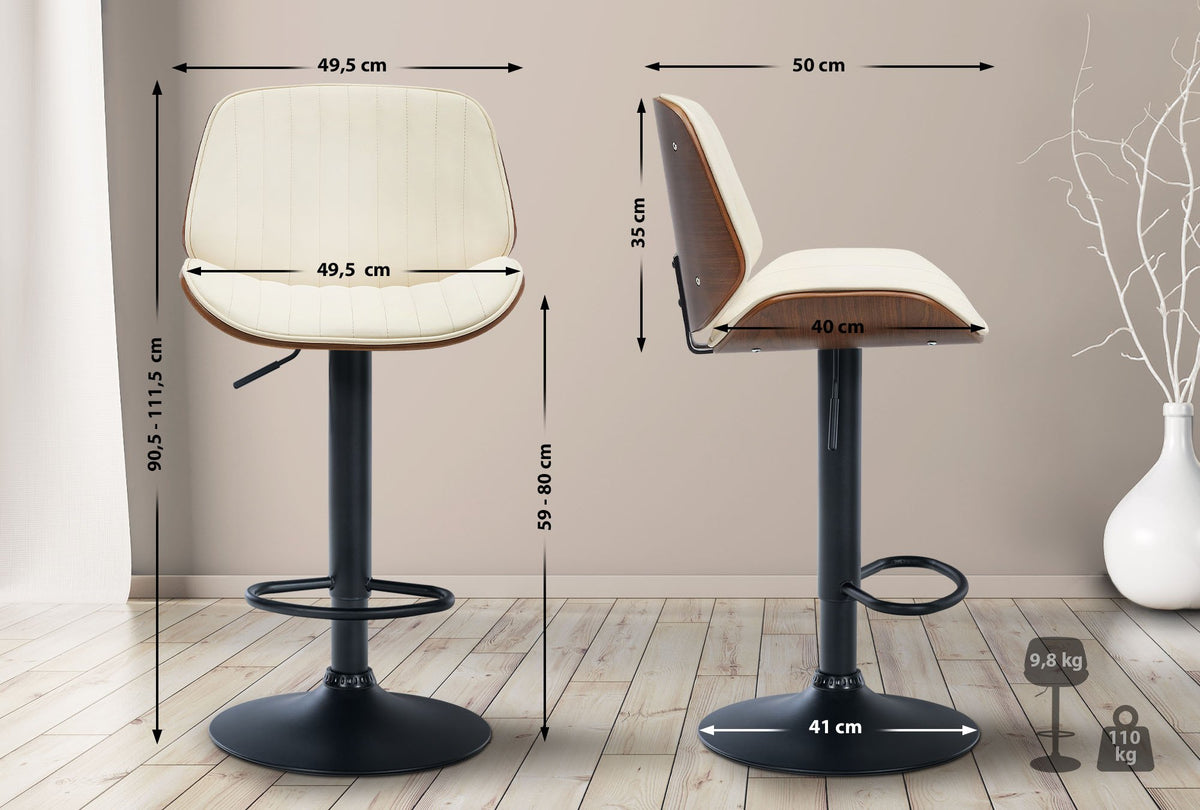 2-pack barstol Nova konstläder