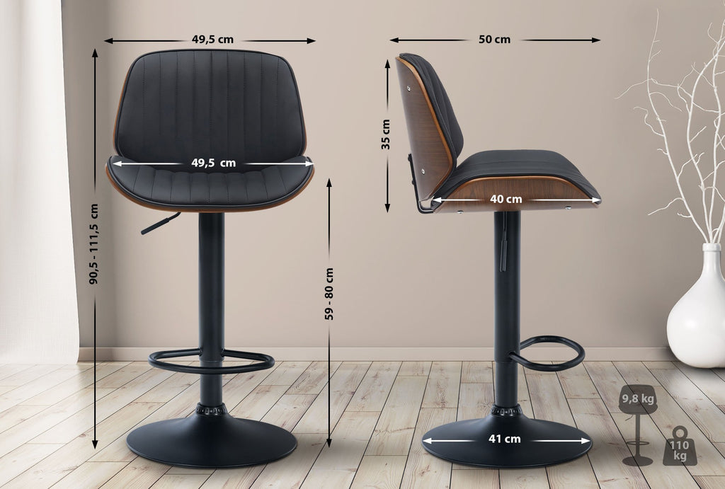 2-pack barstol Nova konstläder