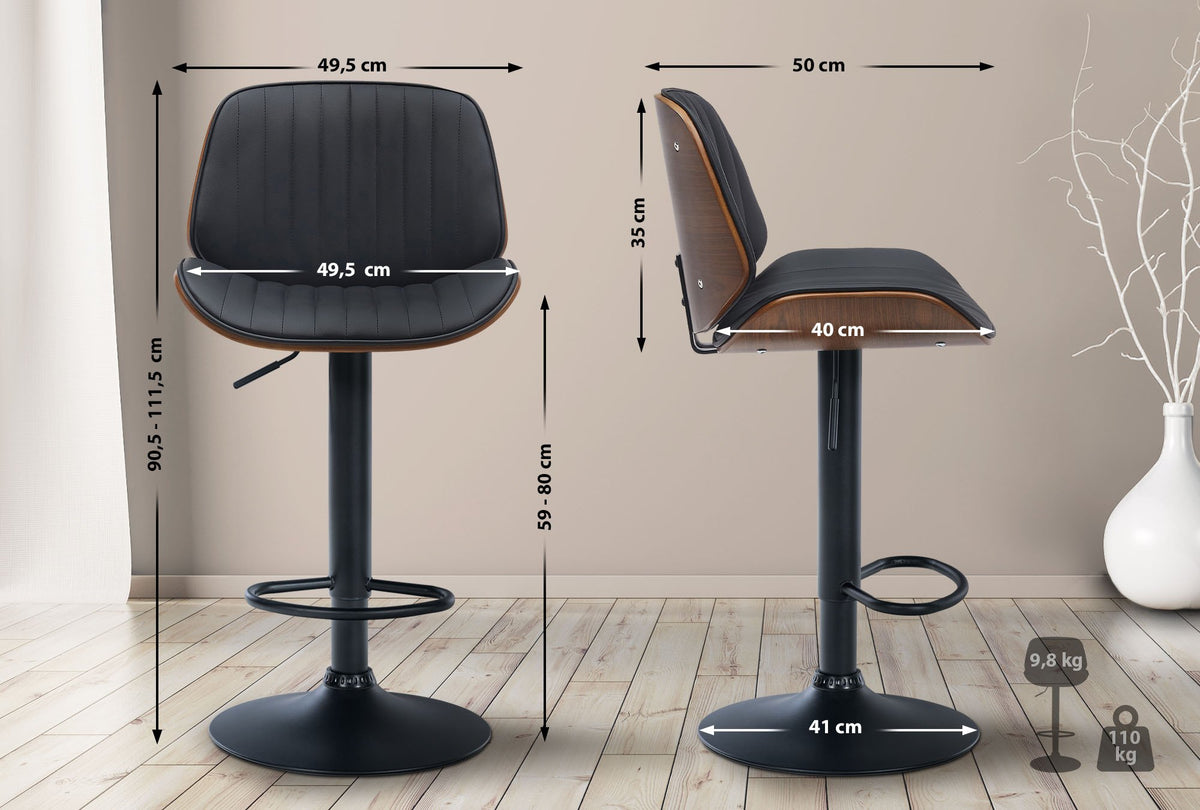 2-pack barstol Nova konstläder