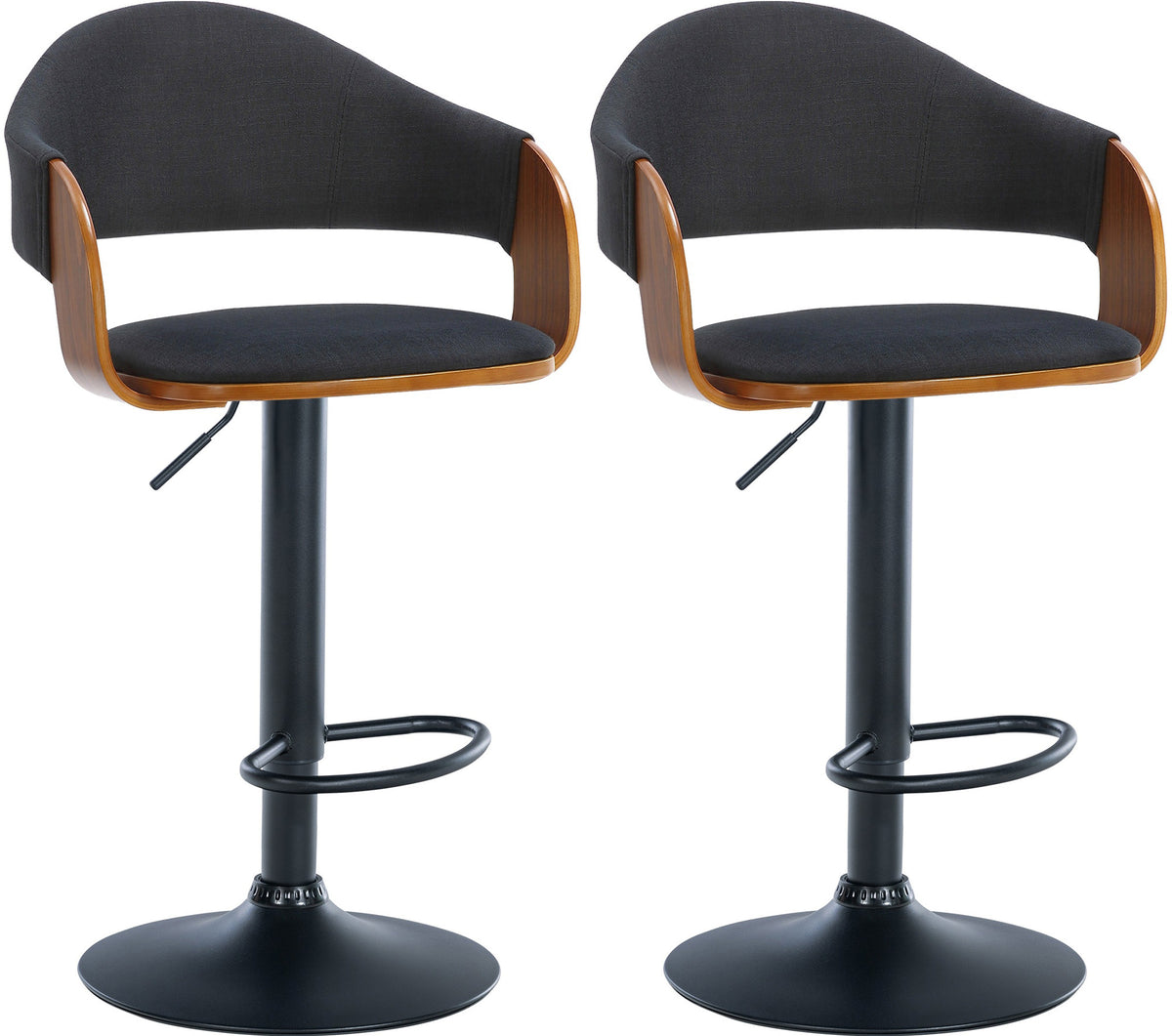 2-pack barstol Nilse tyg