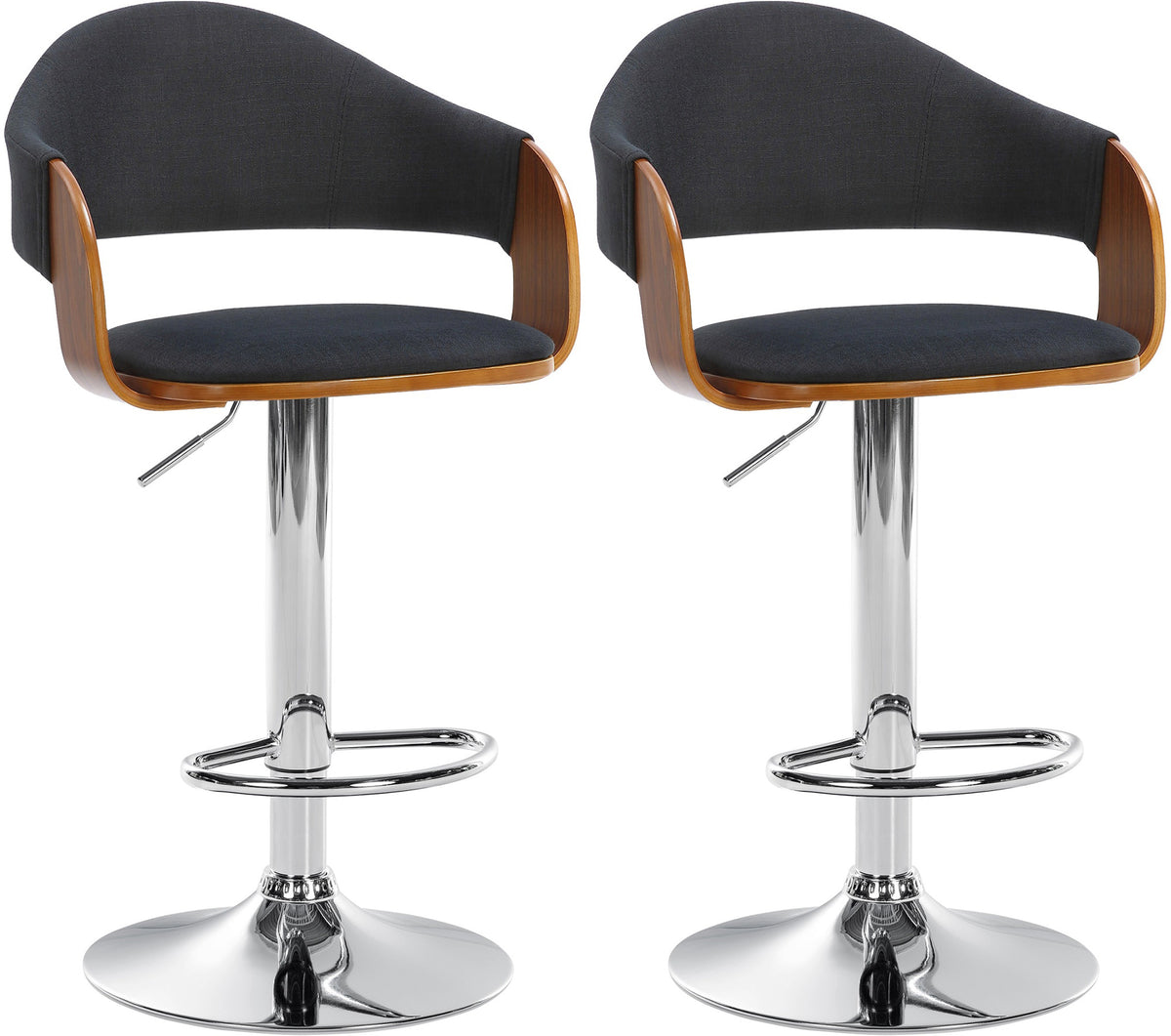 2-pack barstol Nilse tyg