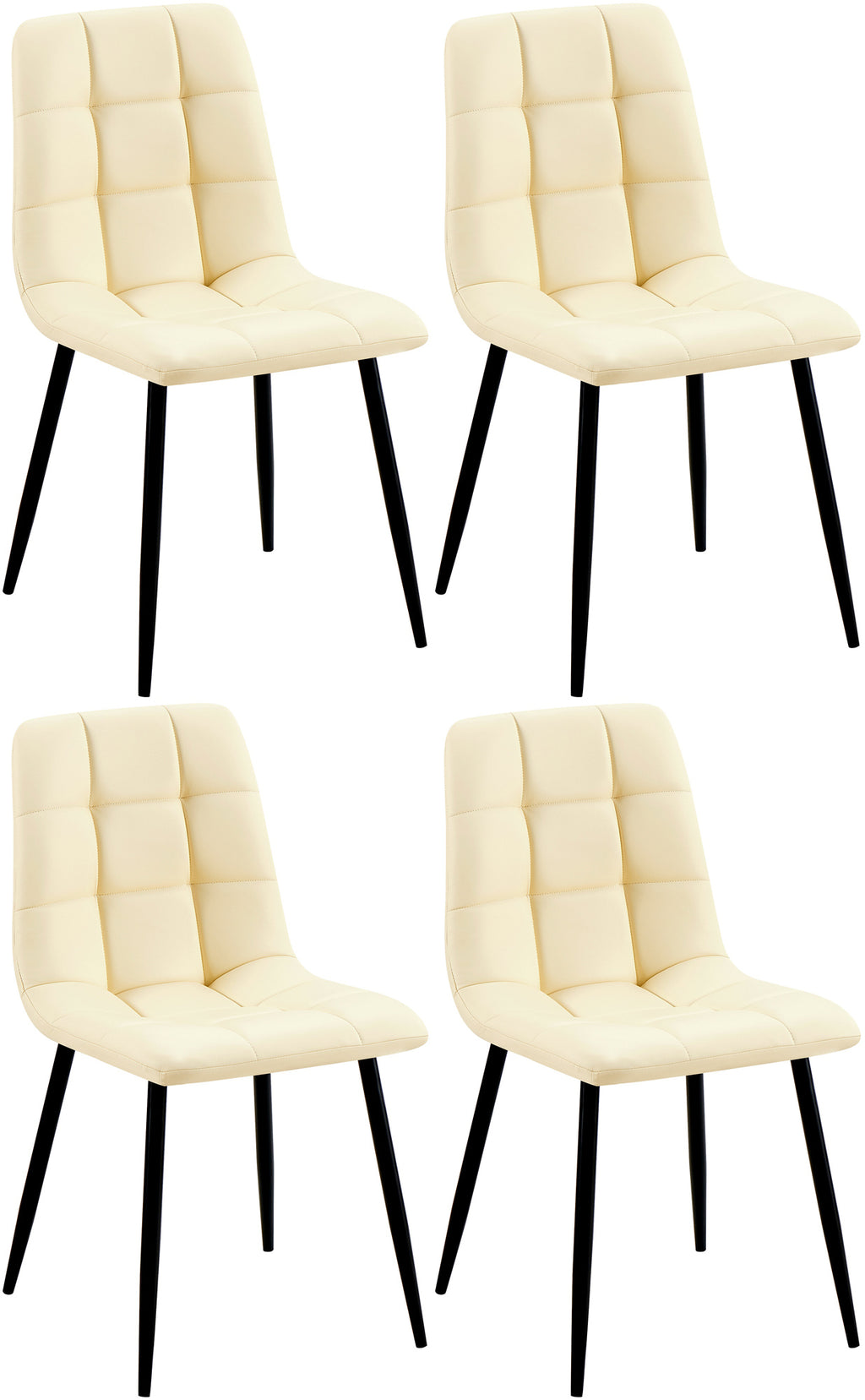 4-pack matstol Antibes konstläder