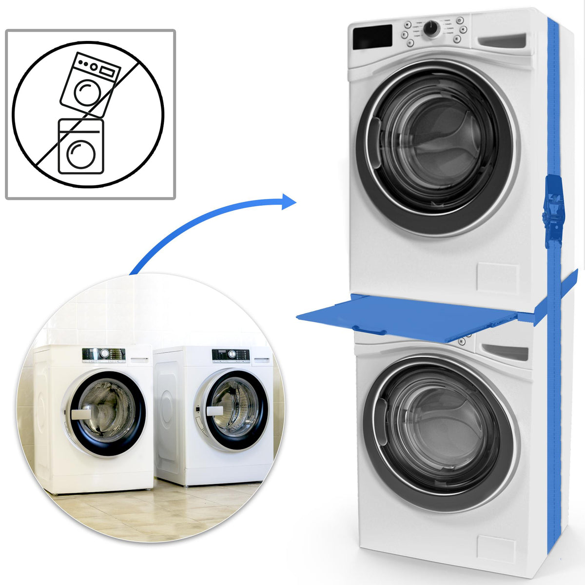 Kopplingsram för tvättmaskin