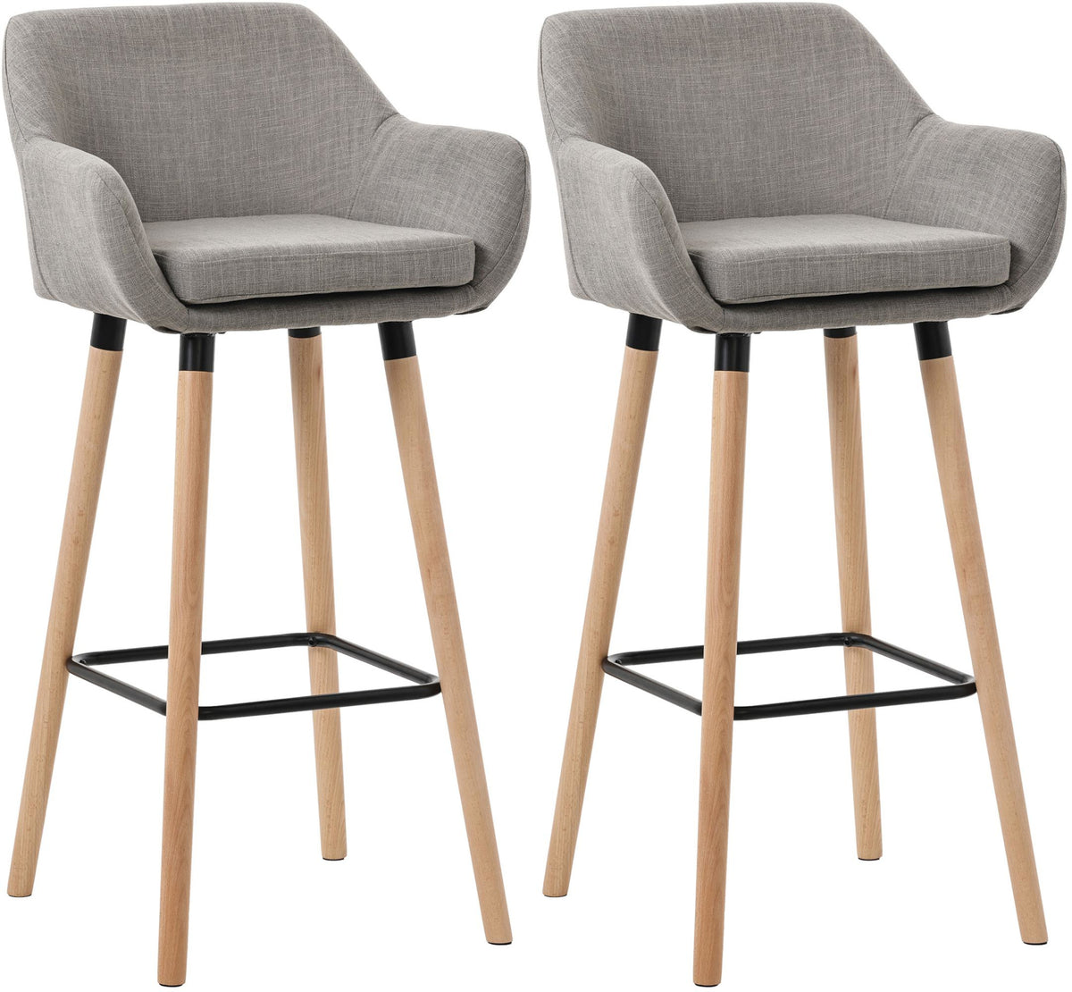 2-pack barstol Grant tyg