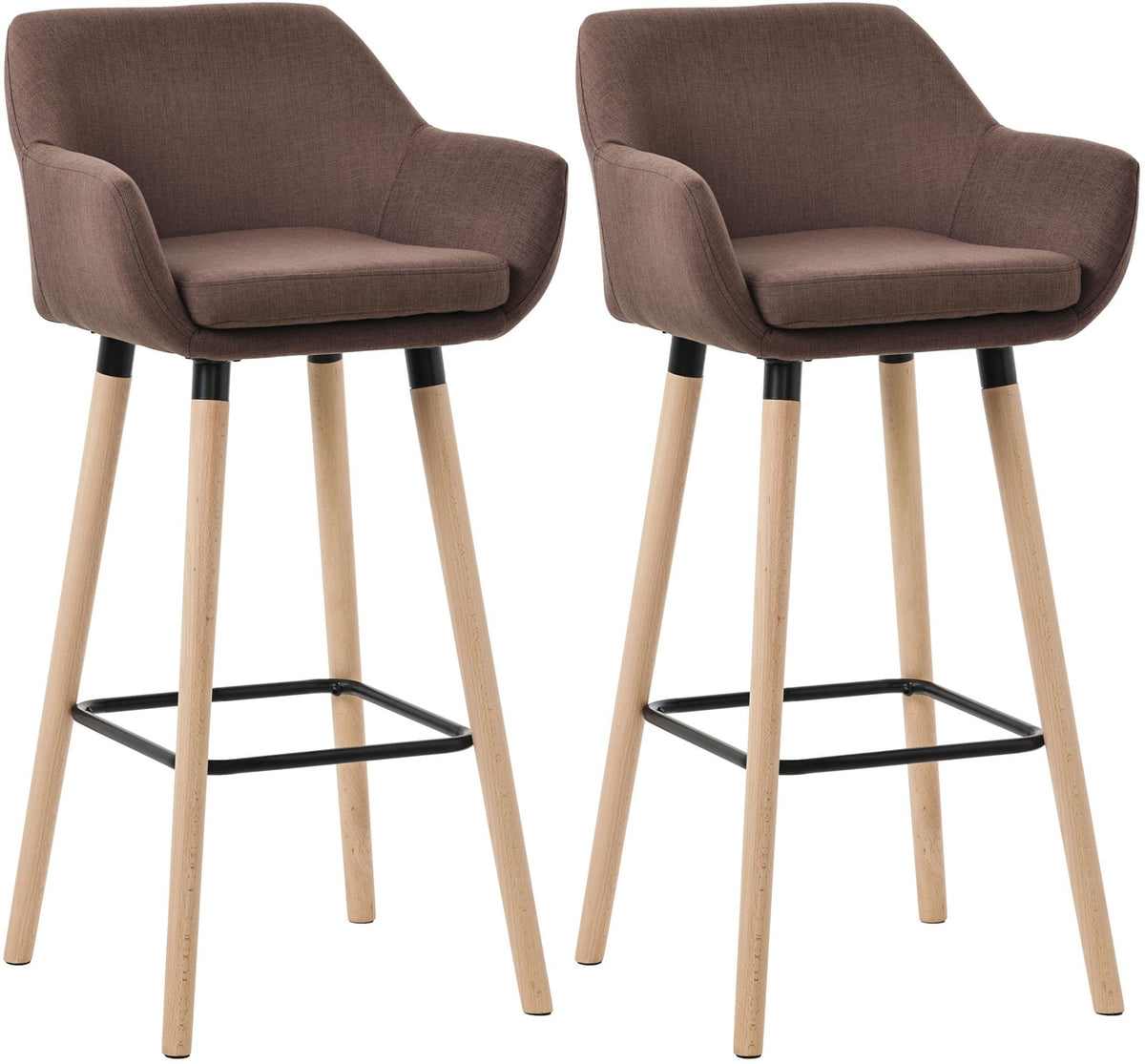 2-pack barstol Grant tyg