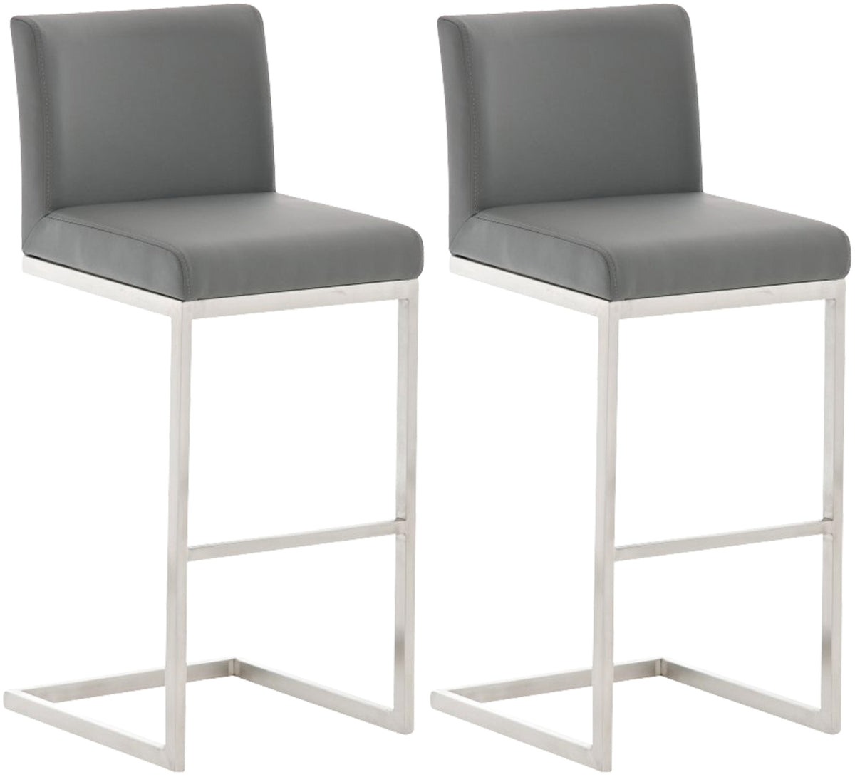 2-pack barstol Paros konstläderklädsel