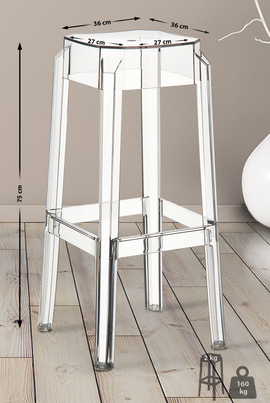 2-pack barstol Fox