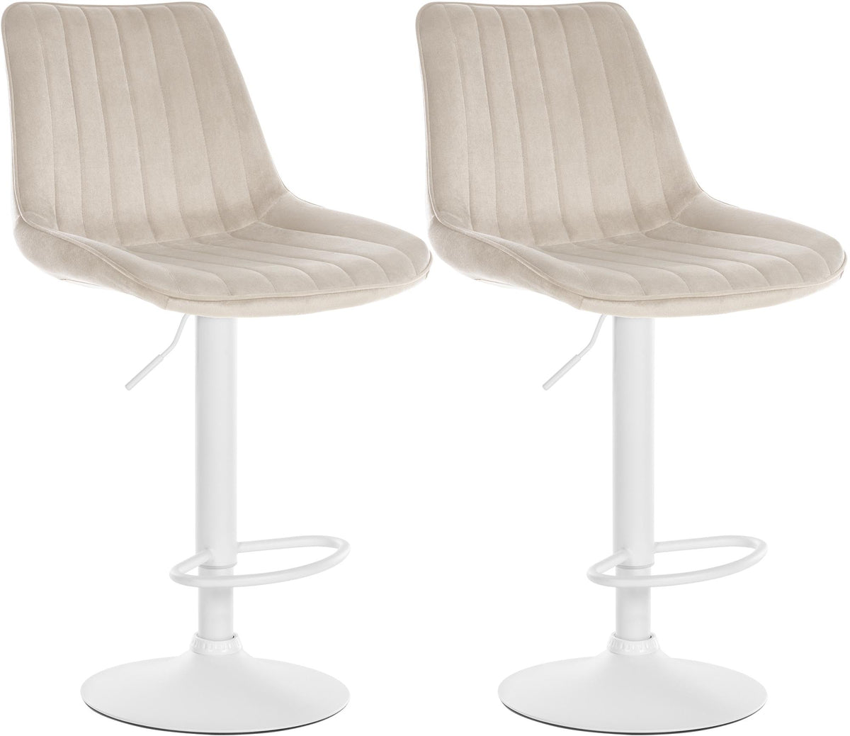 2-pack barstol Toni sammet