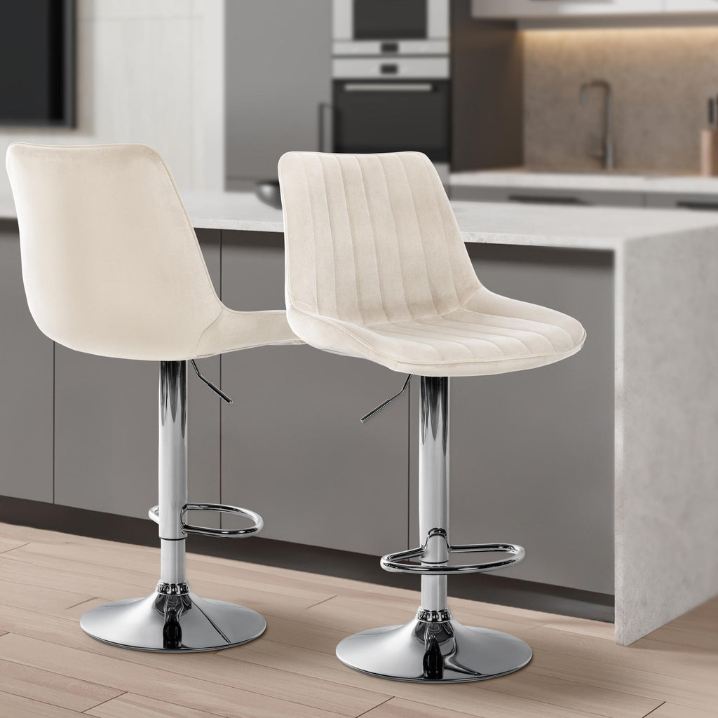 2-pack barstol Toni sammet