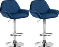 2-pack barstol Braga sammet