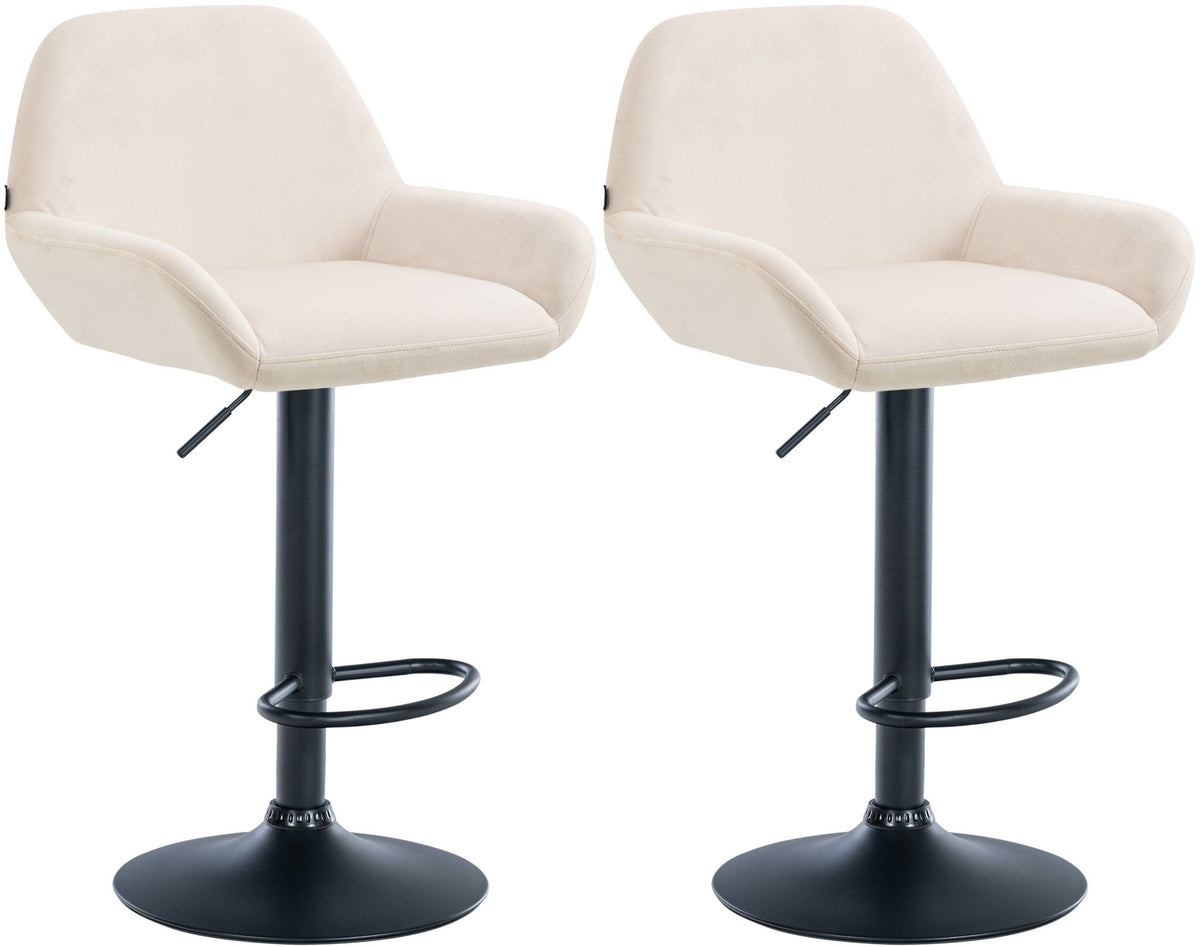 2-pack barstol Braga sammet