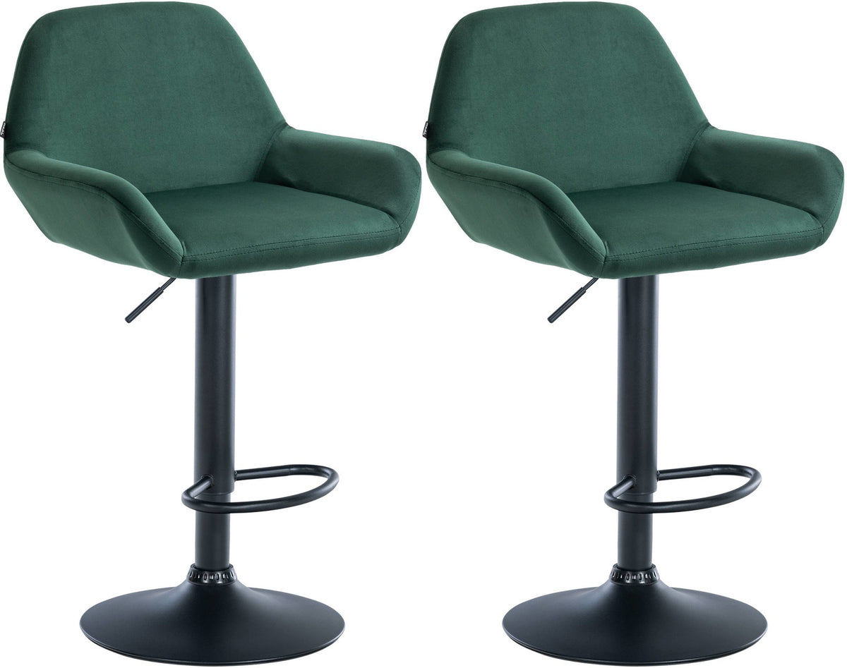 2-pack barstol Braga sammet