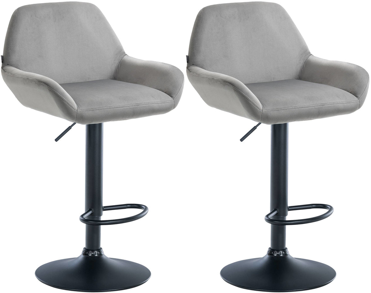2-pack barstol Braga sammet