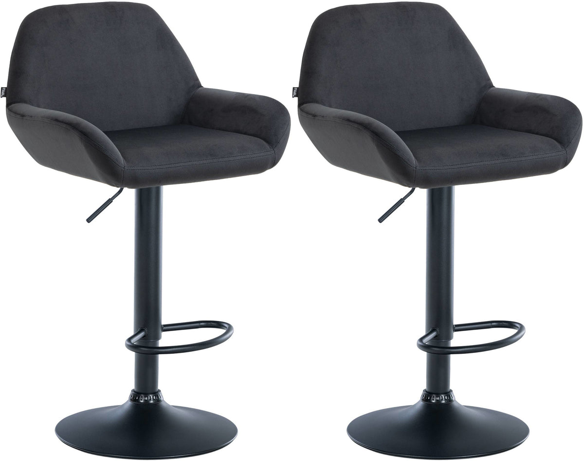 2-pack barstol Braga sammet