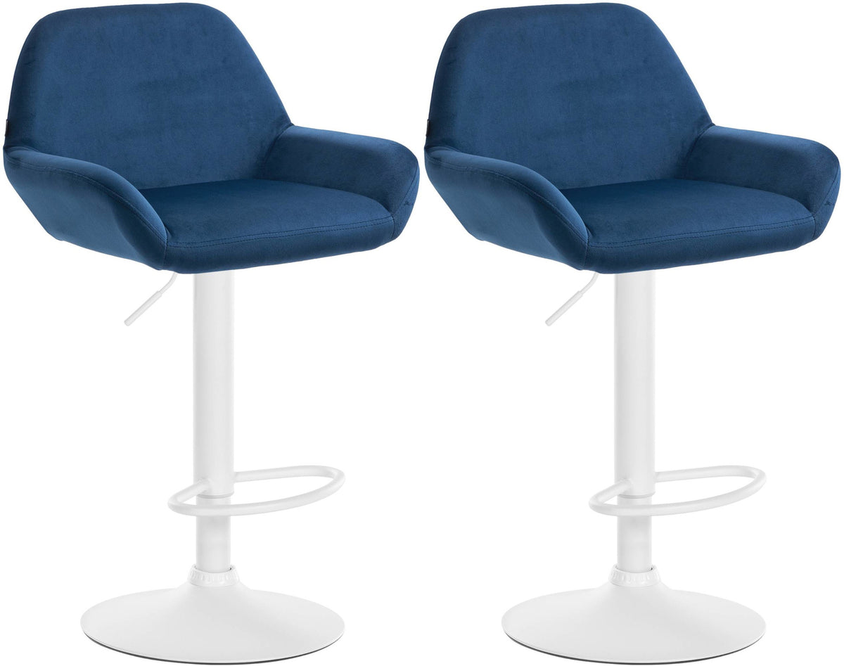 2-pack barstol Braga sammet