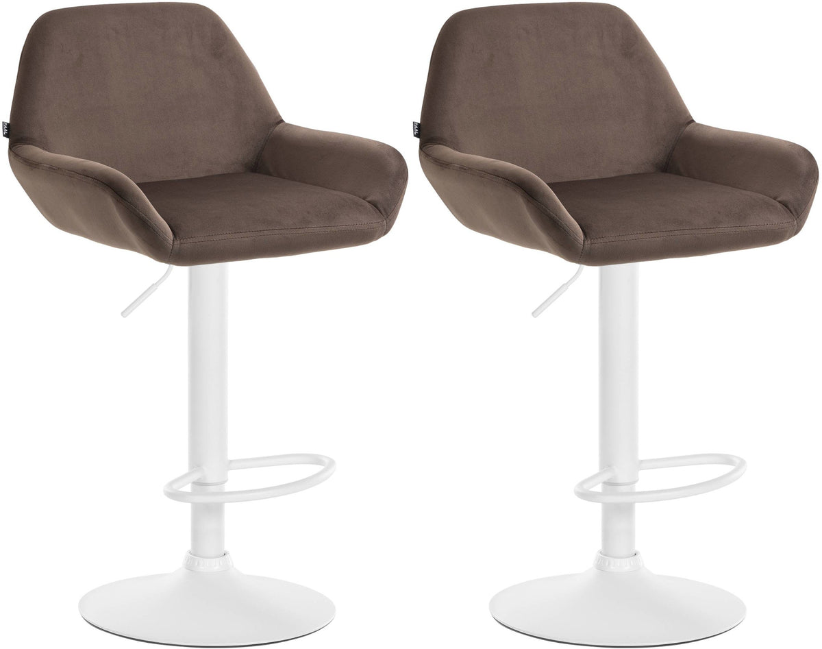 2-pack barstol Braga sammet