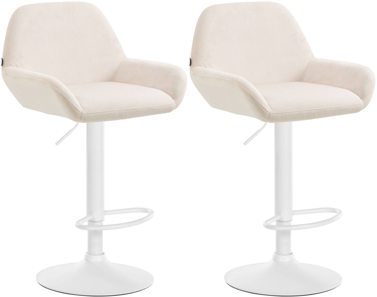 2-pack barstol Braga sammet