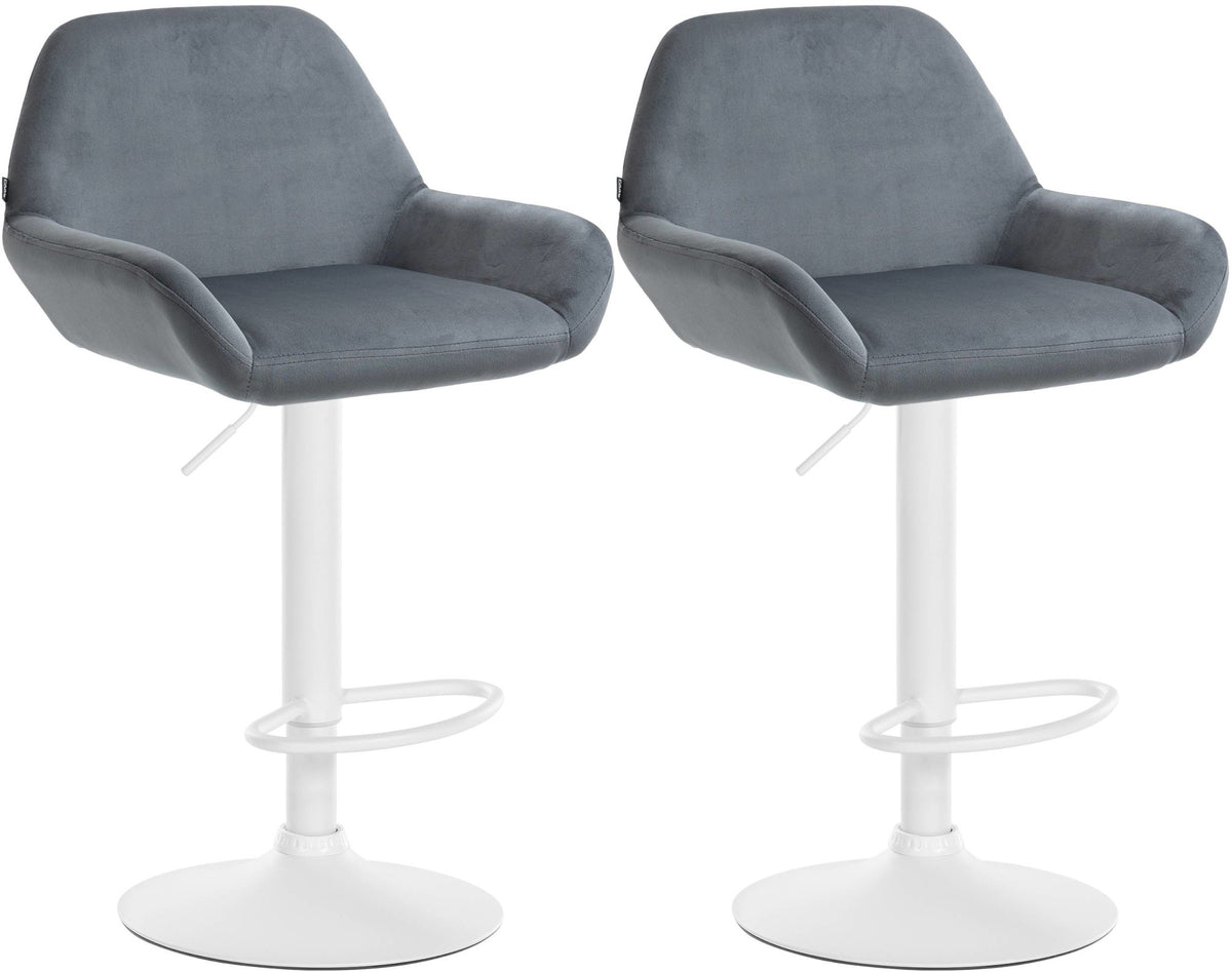 2-pack barstol Braga sammet