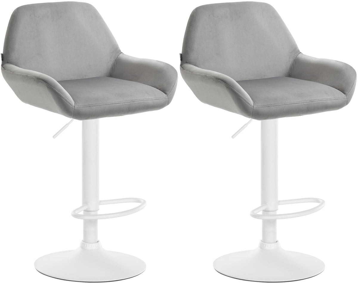 2-pack barstol Braga sammet