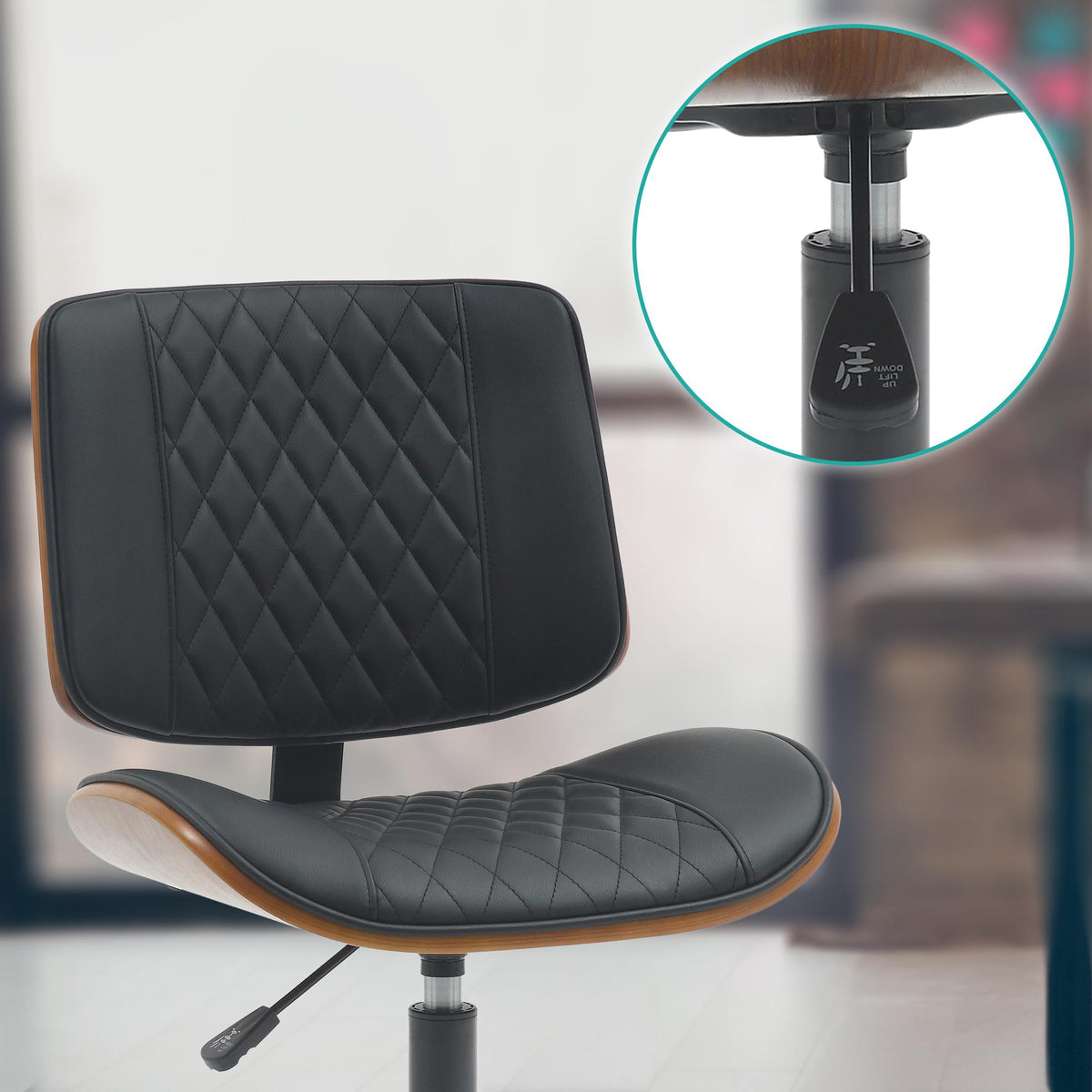Kontorsstol Plover konstläder