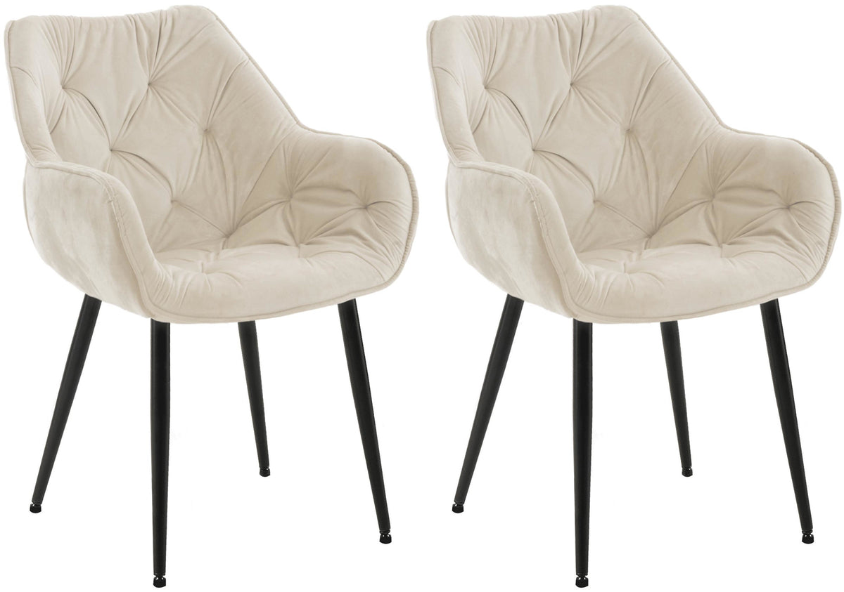 2-pack stol Tanna sammet