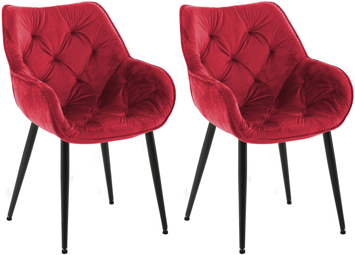 2-pack stol Tanna sammet
