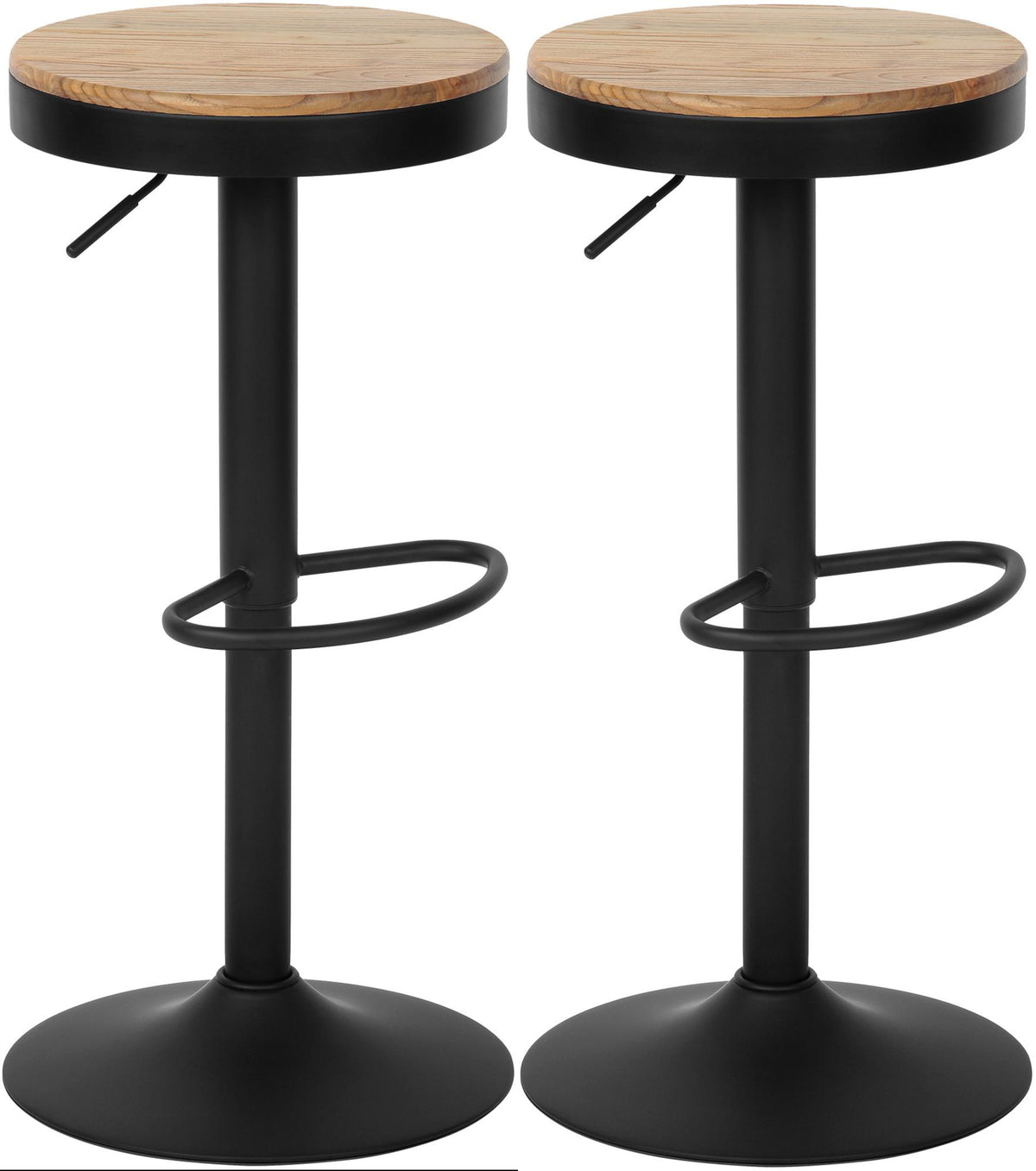 2-pack barstol Pitas almträ