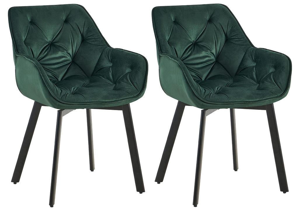 2-pack vridbar matstol Antigo sammet