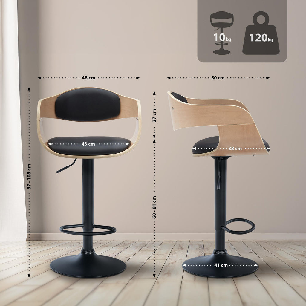 2-pack barstol Kingston