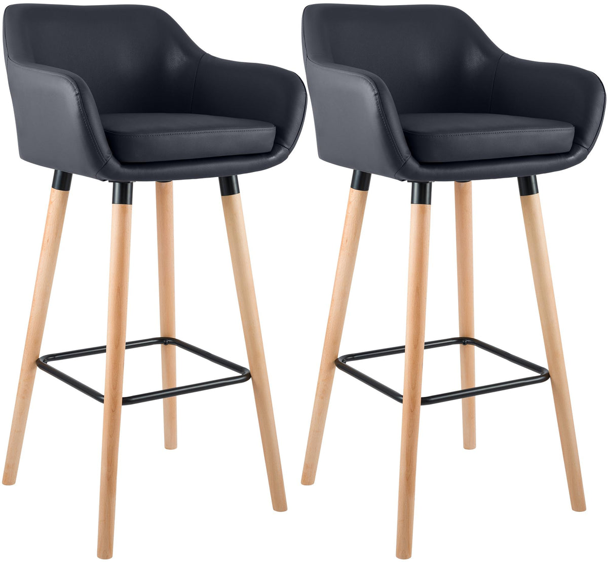 2-pack barstol Grant konstläder