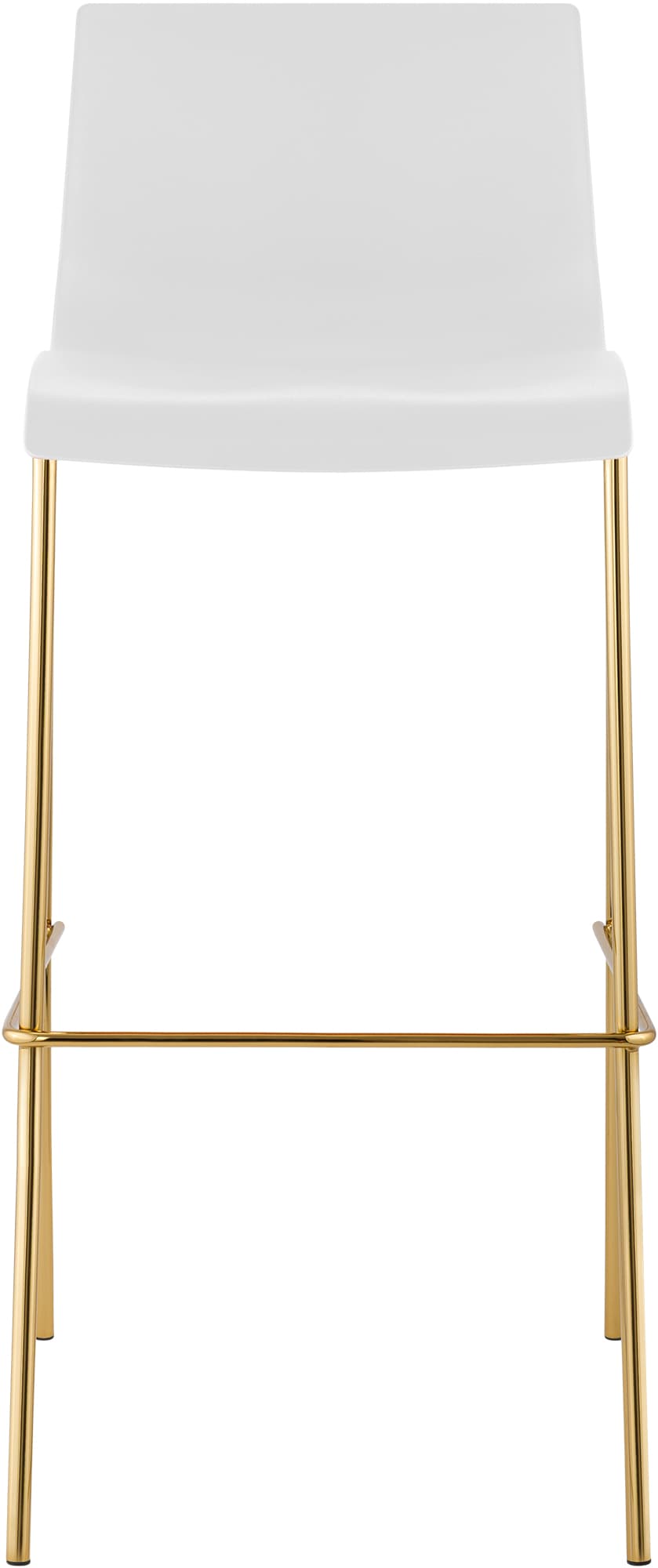 2-pack barstol Hover plast fyrbent stativ guld