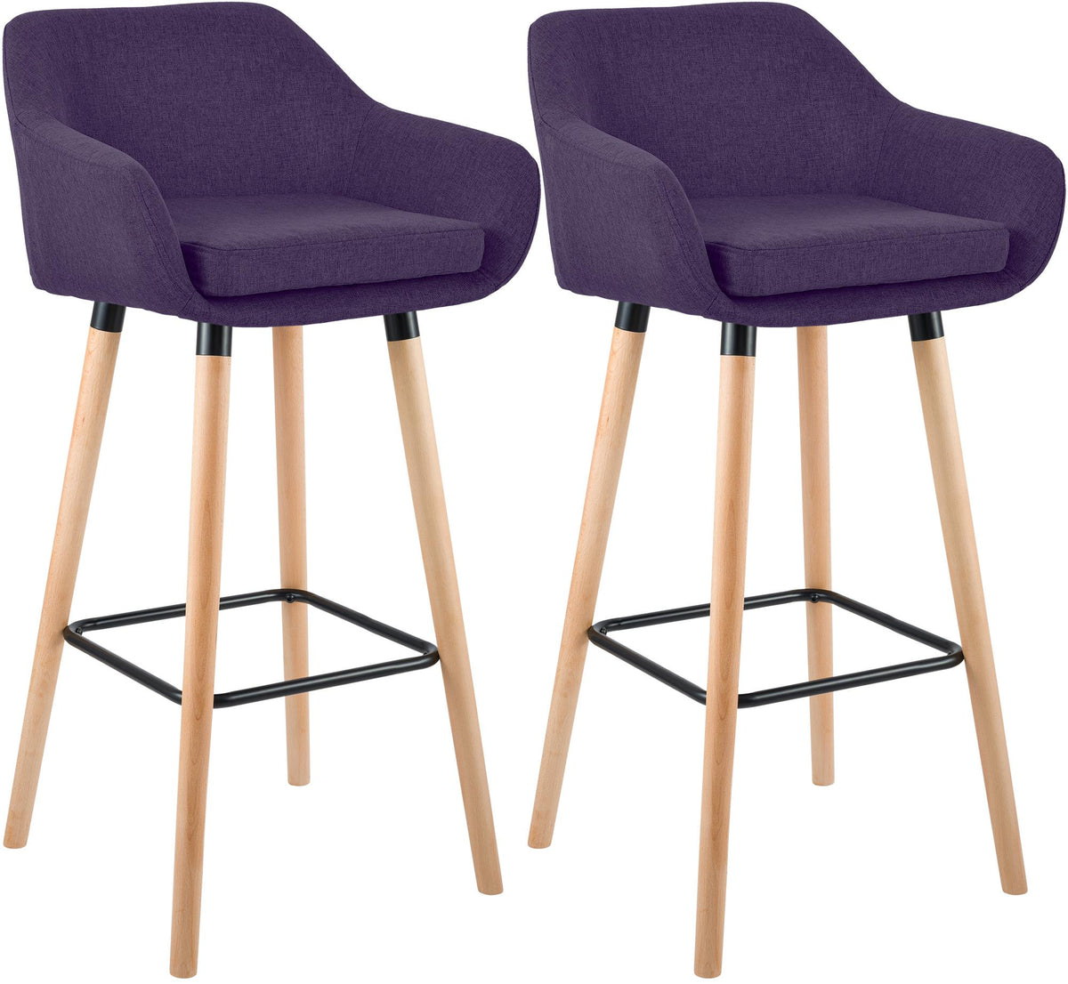 2-pack barstol Grant tyg