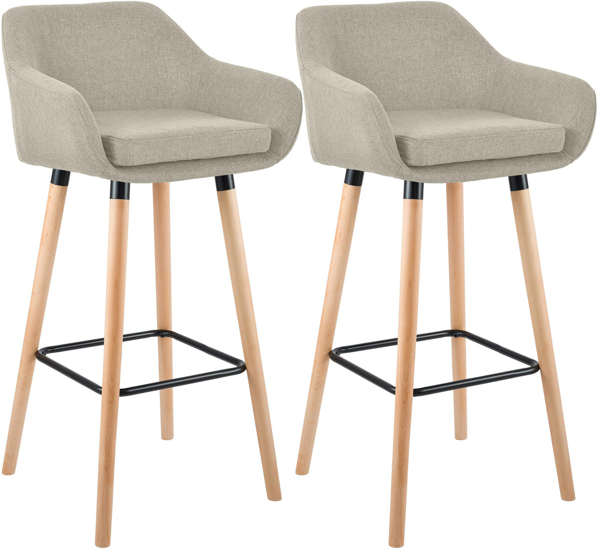 2-pack barstol Grant tyg