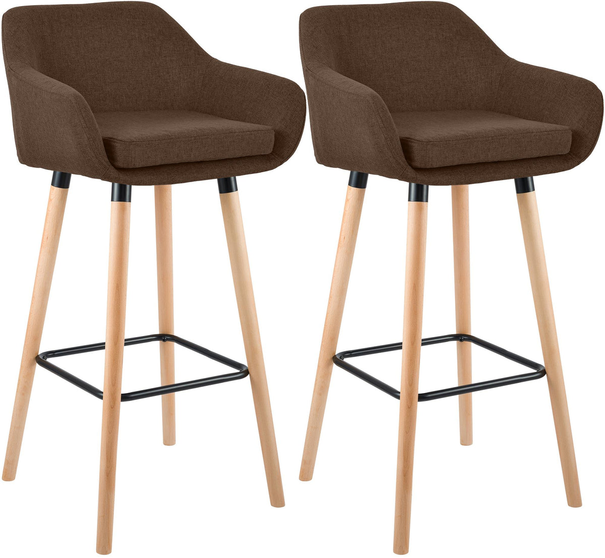 2-pack barstol Grant tyg