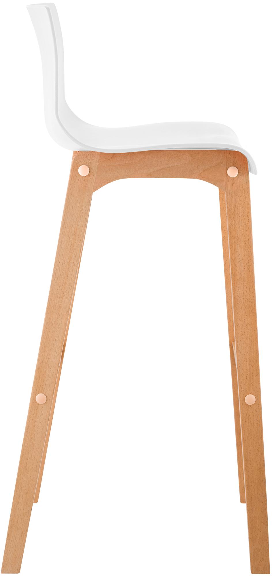 2-pack barstol Hover plast fyrbent stativ Natura