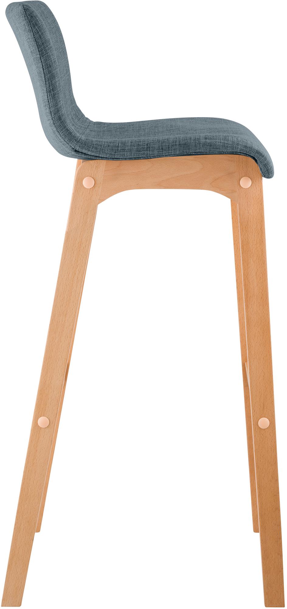 2-pack barstol Hover tyg fyrbent stativ Natura