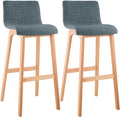 2-pack barstol Hover tyg fyrbent stativ Natura