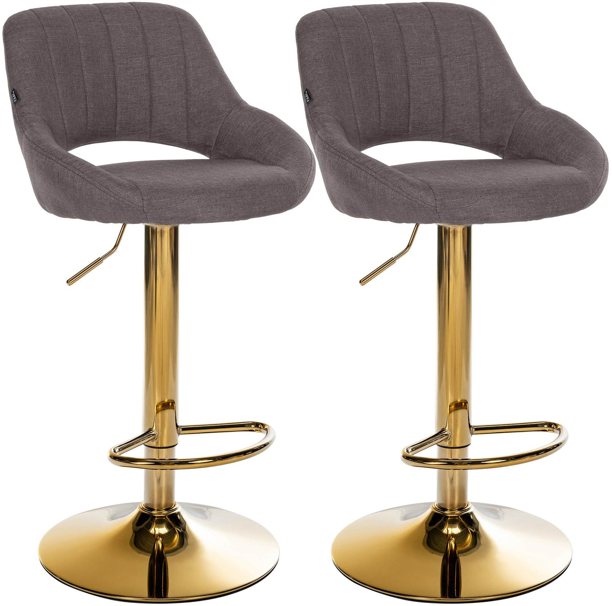 2-pack barstol Milet tyg