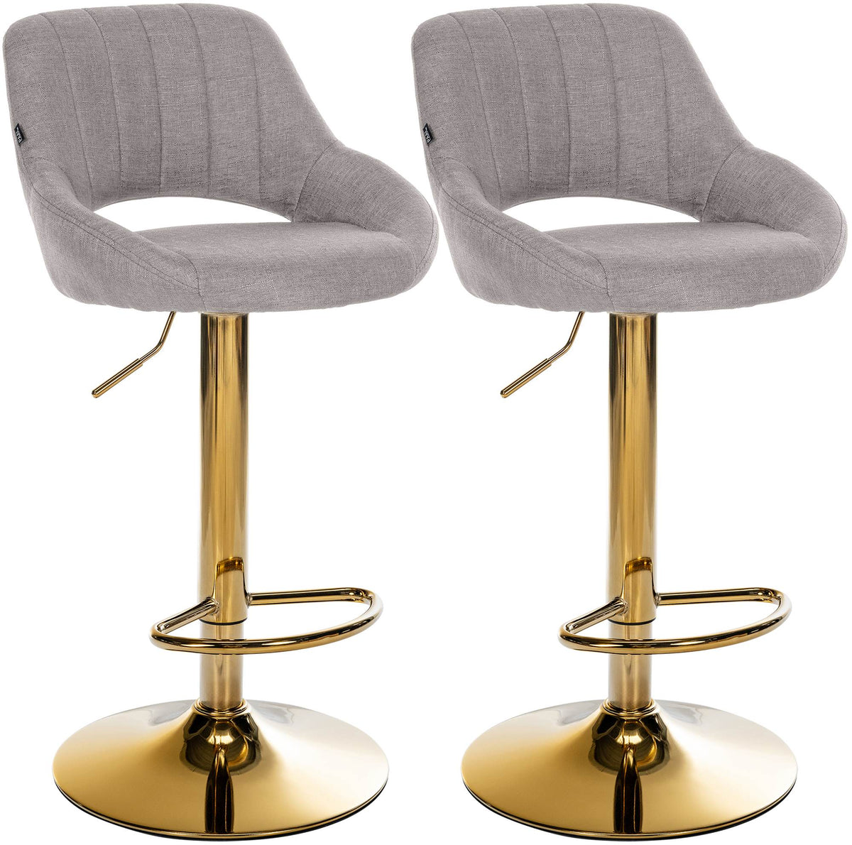 2-pack barstol Milet tyg